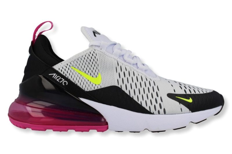 nike air max 270 weiss schwarz fuchsia ah8050 109