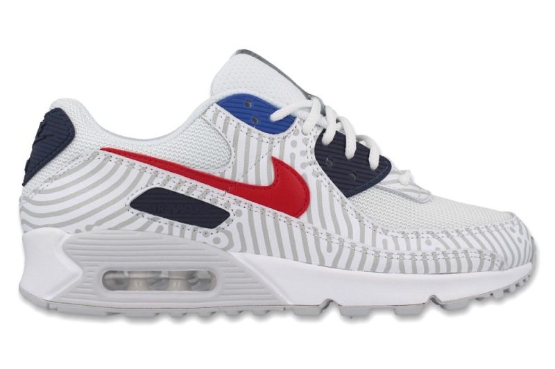 nike air max 90 euro tour 2020 weiss rot cw7574 100