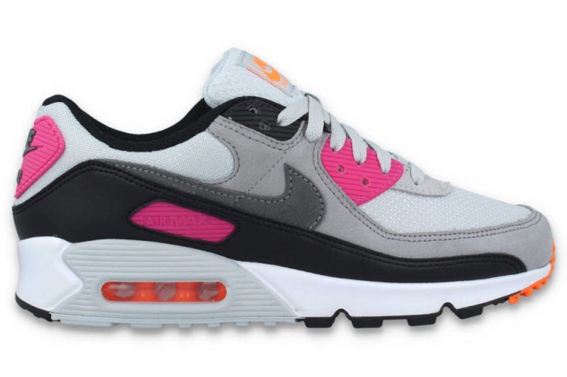 nike air max 90 grau violet orange fn6958 003 1