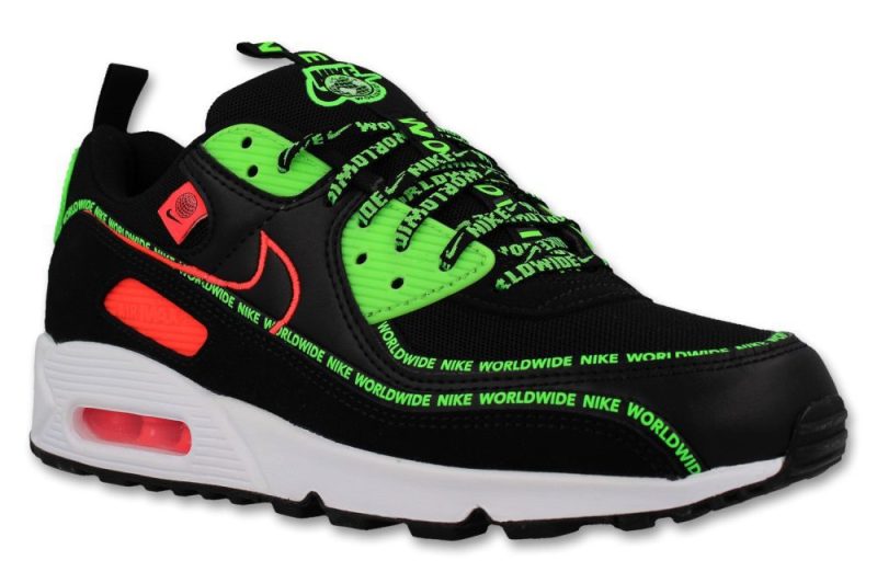 nike air max 90 se schwarz gruen ck6474 001 1