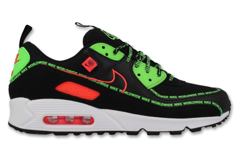 nike air max 90 se schwarz gruen ck6474 001