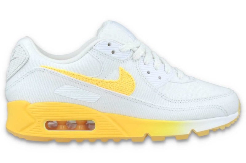 nike air max 90 w weiss gelb fj4548 100 1