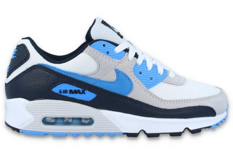 nike air max 90 weiss blau dq4071 101 1