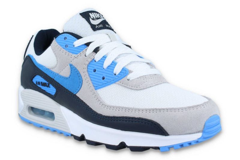 nike air max 90 weiss blau dq4071 101 2