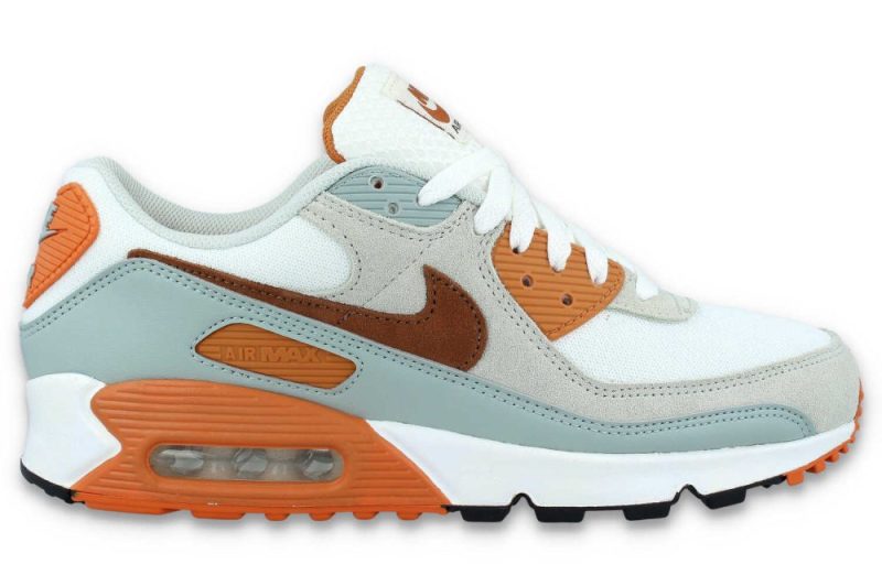 nike air max 90 weiss orange fn6958 100