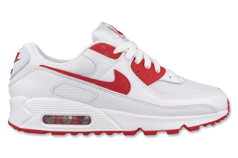 nike air max 90 weiss rot ct1028 101