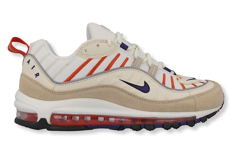 nike air max 98 beige rot 640744 108