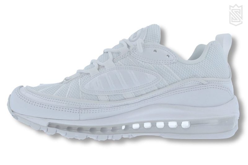 nike air max 98 triple white 640744 106 2