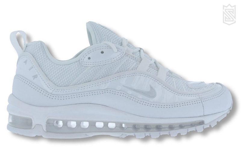 nike air max 98 triple white 640744 106