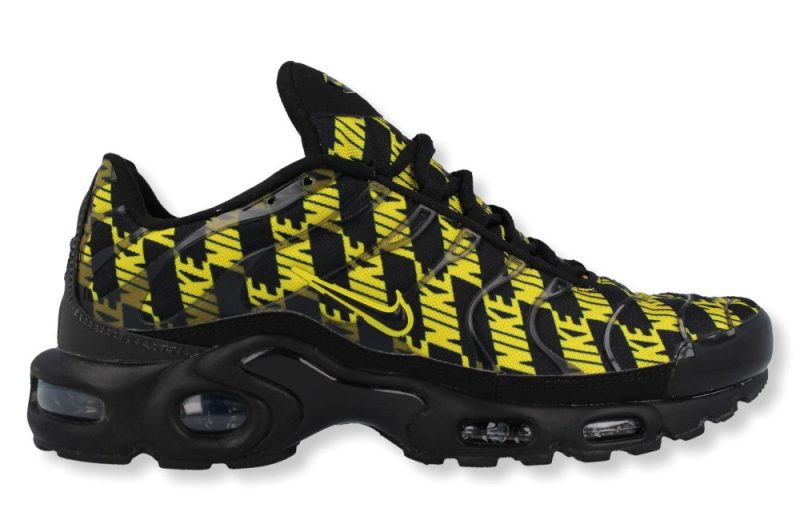 nike air max plus tn schwarz gelb cj5331 001