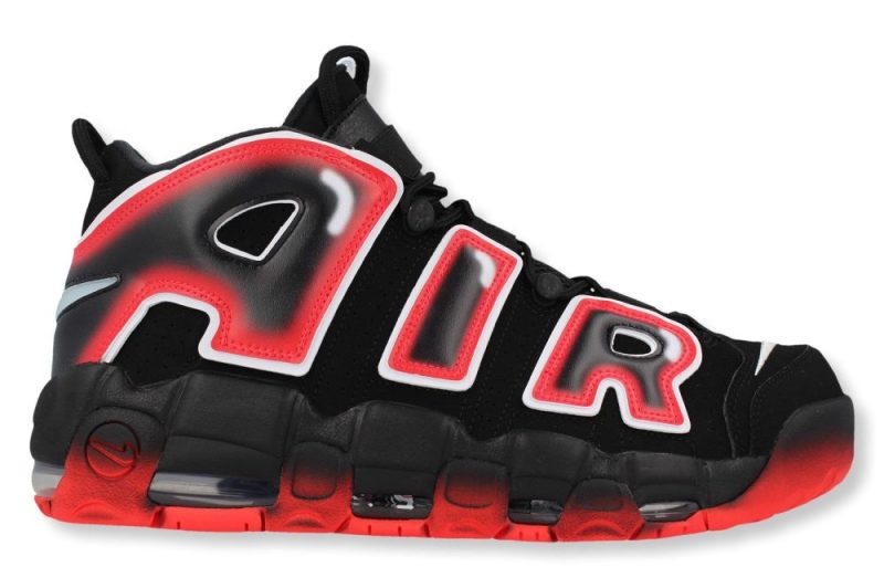 nike air more uptempo qs schwarz rot cj6129 001