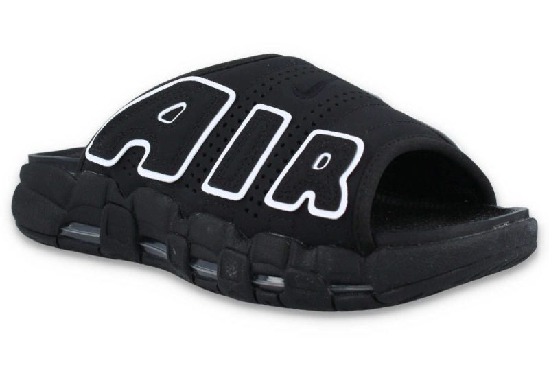 nike air more uptempo slide schwarz dv2132 001 2