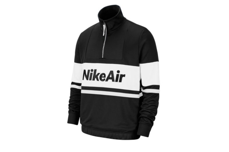 nike air sweatshirt schwarz weiss cj4836 010