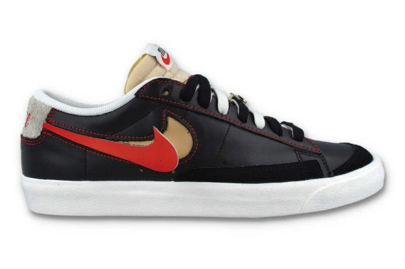 nike blazer low 77 premium schwarz beige dh4370 001