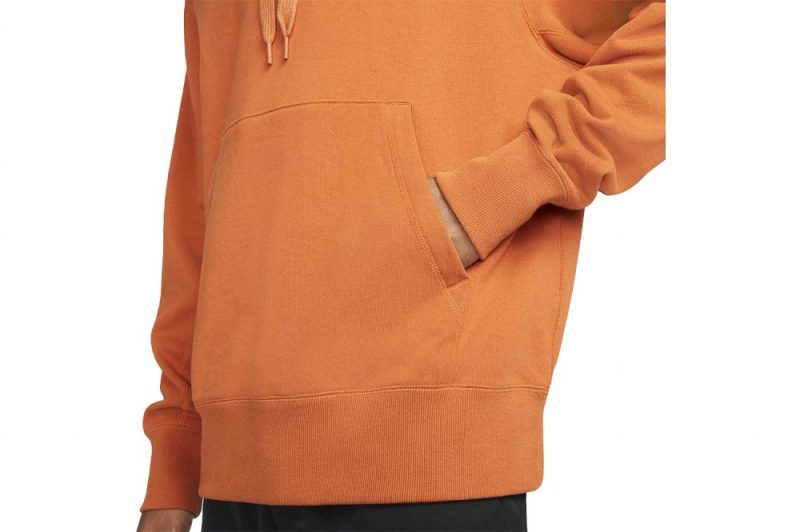 nike classic fleece pullover hoodie orange da0023 881 03