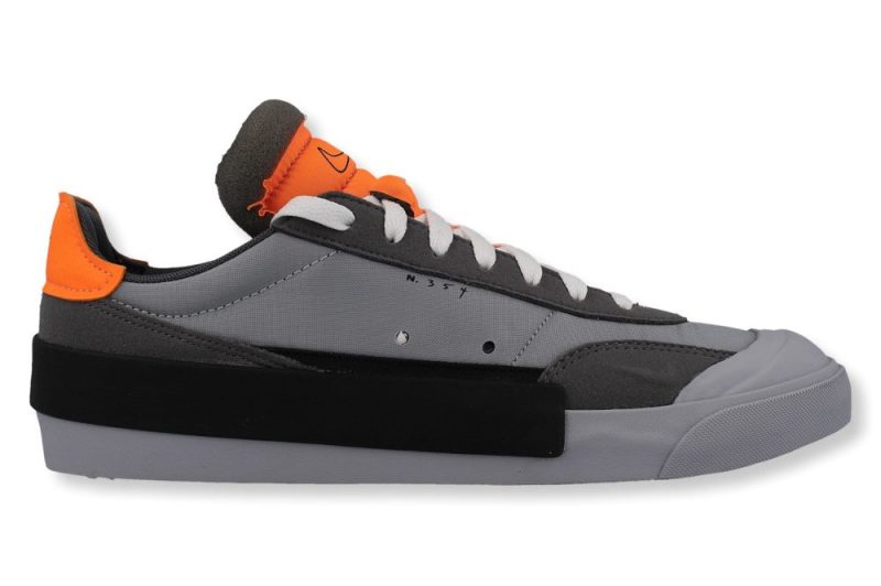 nike drope type lx grau orange av6697 002