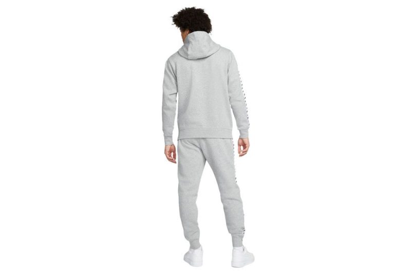 nike fleece hooded tracksuit grau dm6838 063 02