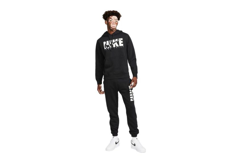 nike fleece tracksuit schwarz dd5242 010