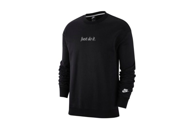 nike just do it nsw crewneck schwarz cd0414 010