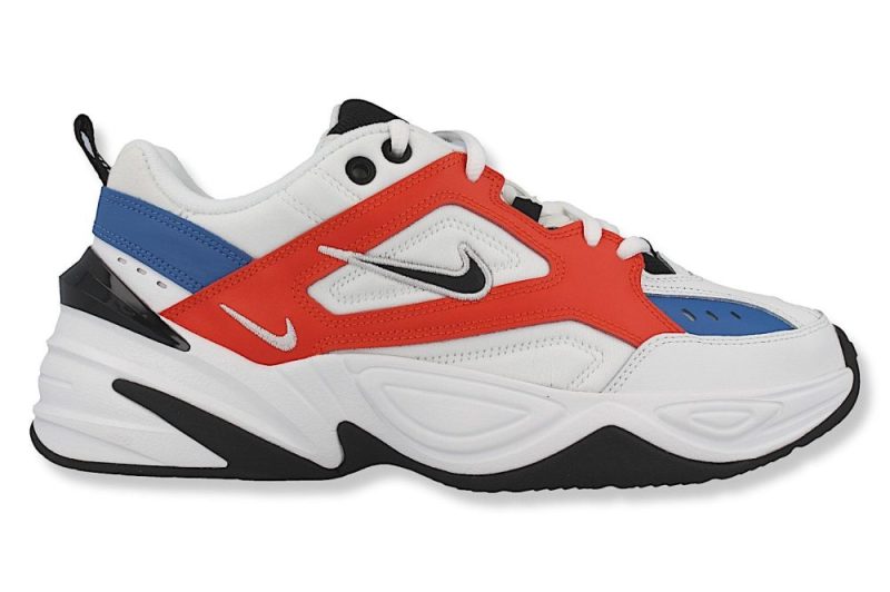 nike m2k tekno weiss orange av4789 100