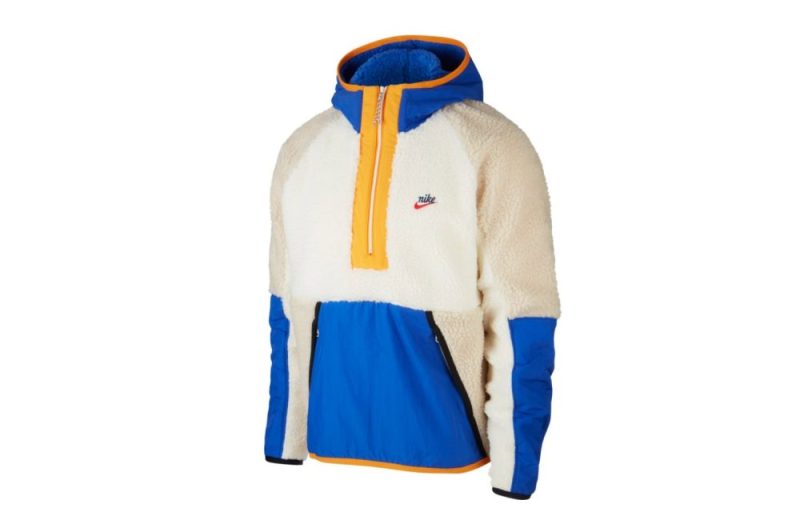 nike nsw hoodie winter sherpa weiss blau bv3766 133