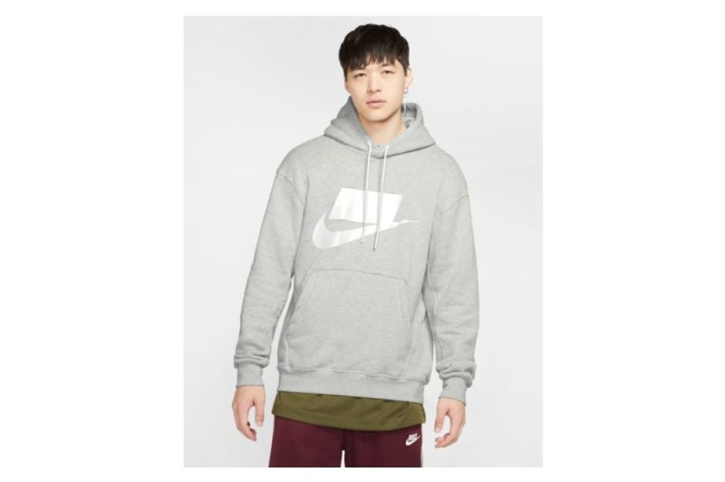 nike nsw sportswear french terry hoodie grau bv4540 050 2