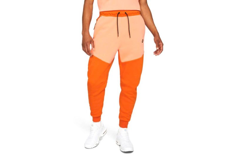 nike nsw tech fleece jogger orange cu4495 893