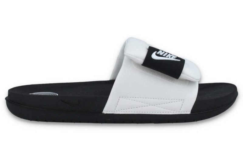 nike offcourt adjust slide schwarz weiss dq9624 100 01