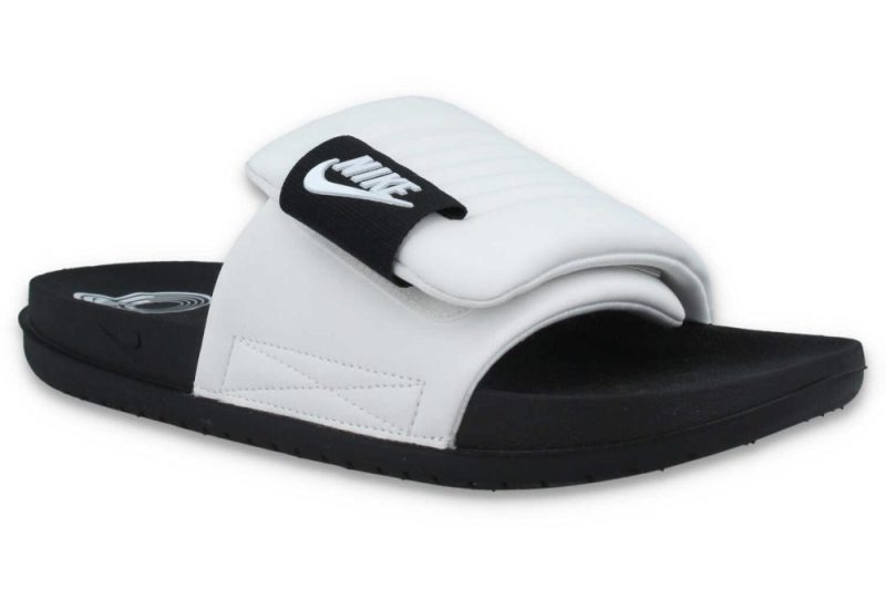 nike offcourt adjust slide schwarz weiss dq9624 100 02