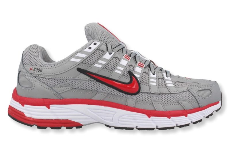 nike p 6000 grau rot cd6404 001