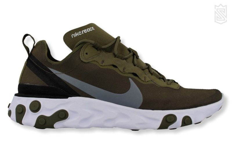 nike react element 55 oliv bq6166 200