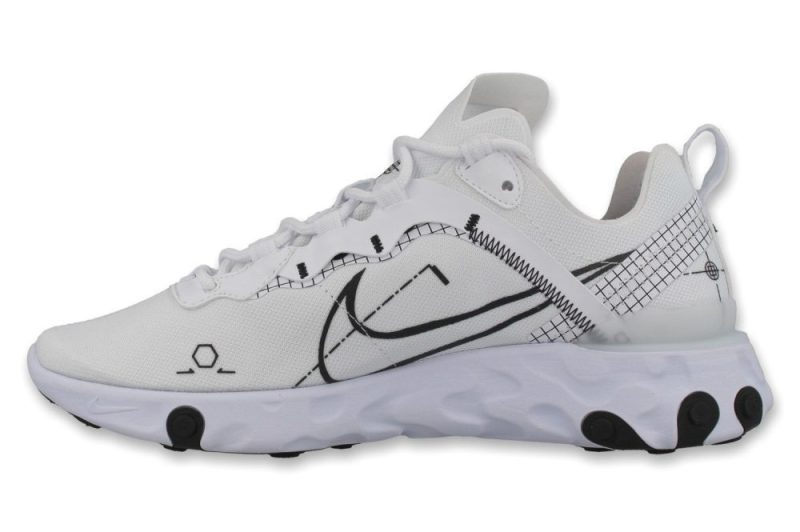 nike react element 55 weiss schwarz cu3009 100 2