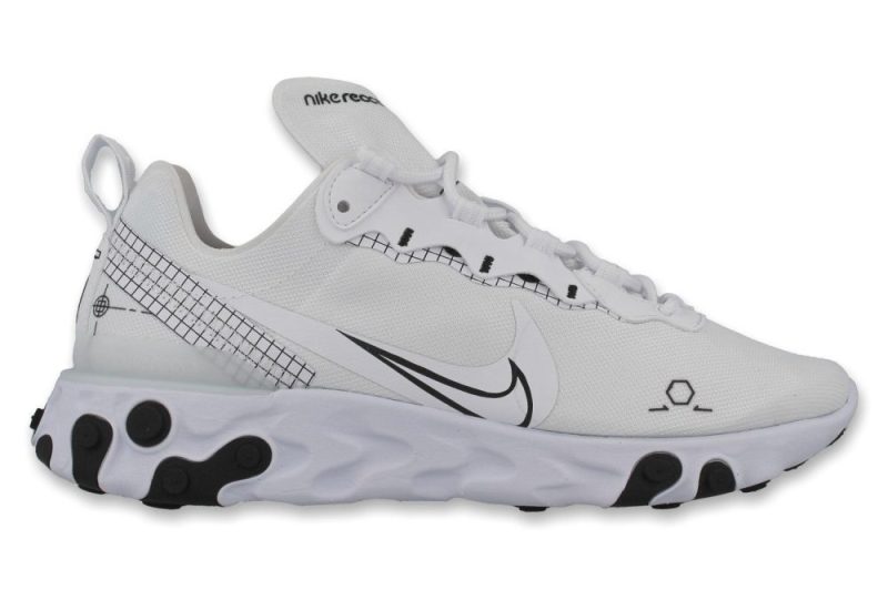 nike react element 55 weiss schwarz cu3009 100