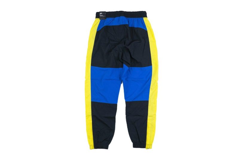 nike reissue woven pant schwarz gelb blau bv5387 014 02