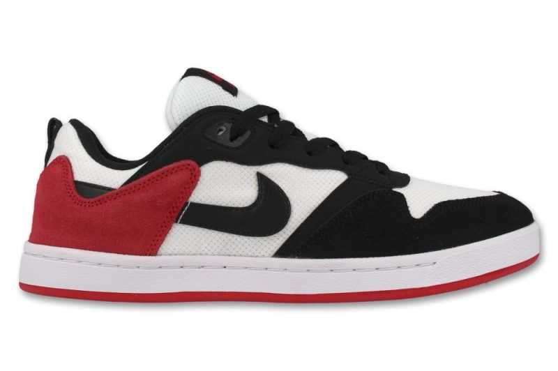 nike sb alleyoop schwarz weiss rot cj0882 102