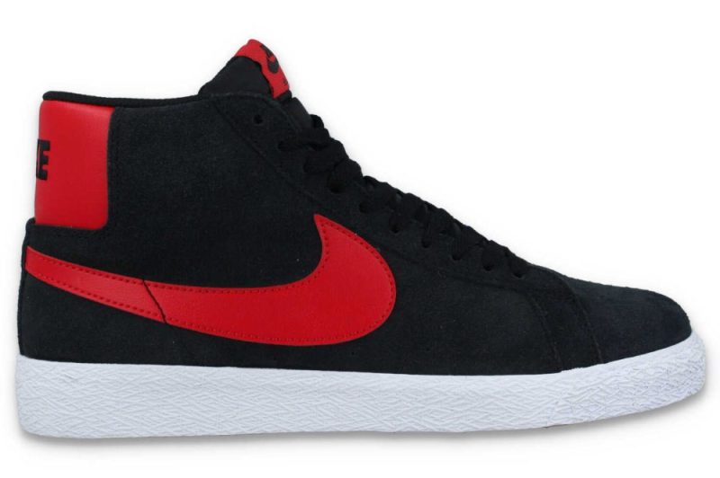 nike sb zoom blazer mid schwarz rot fd0731 002 1