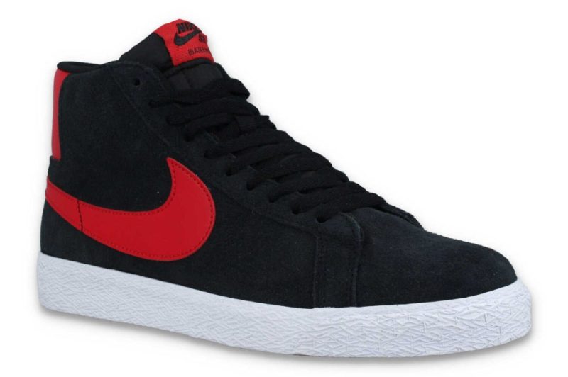 nike sb zoom blazer mid schwarz rot fd0731 002 2