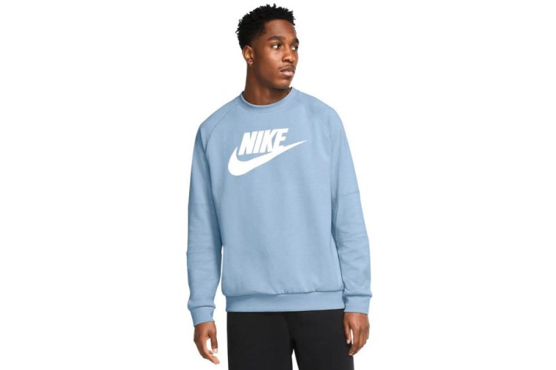 nike sportswear fleece crew blau cu4473 440