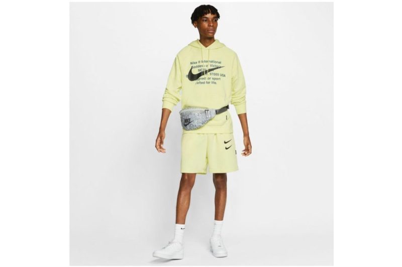 nike sportswear french terry crew sweatpant volt cw7397 335 4