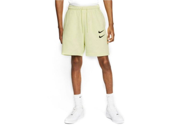 nike sportswear french terry crew sweatpant volt cw7397 335