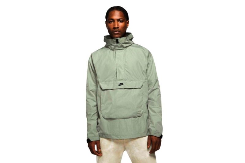 nike sportswear hooded anorak gruen da7378 320