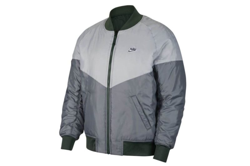 nike sportswear reversible jacket gruen grau cz9998 337 03