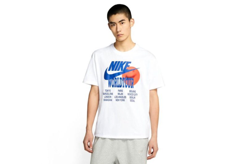 nike sportswear t shirt worldtour weiss da0937 100