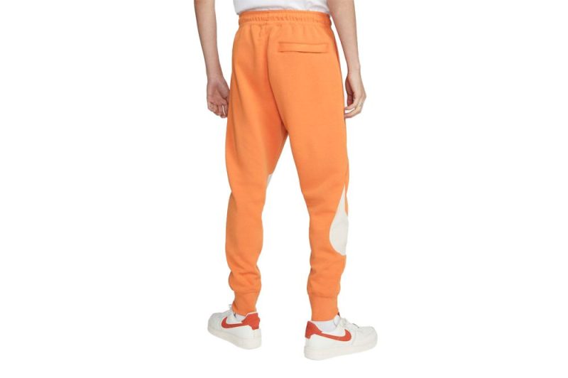 nike swoosh tech fleece pants orange dh1023 808 01