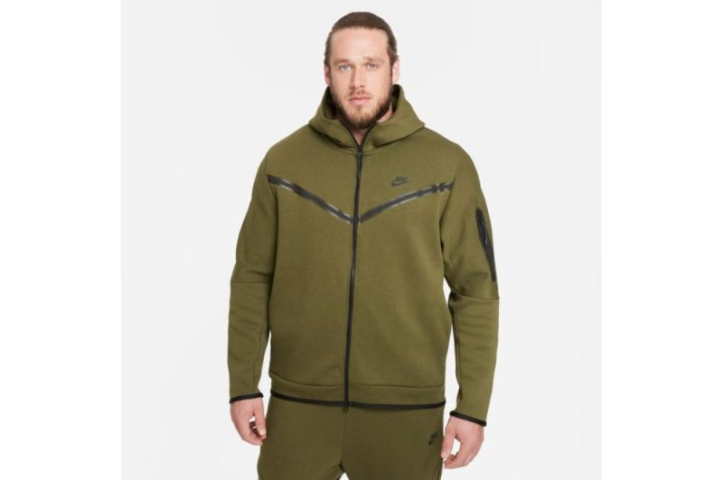 nike tech fleece jacke gruen cu4489 326