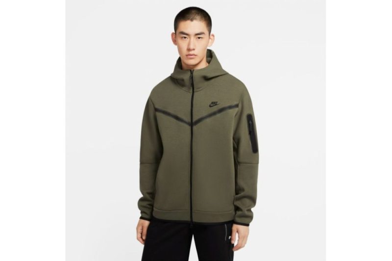 nike tech fleece jacke oliv cu4489 380 02