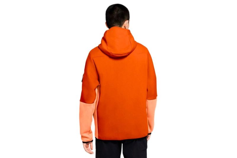 nike tech fleece jacke orange cu4489 893 01