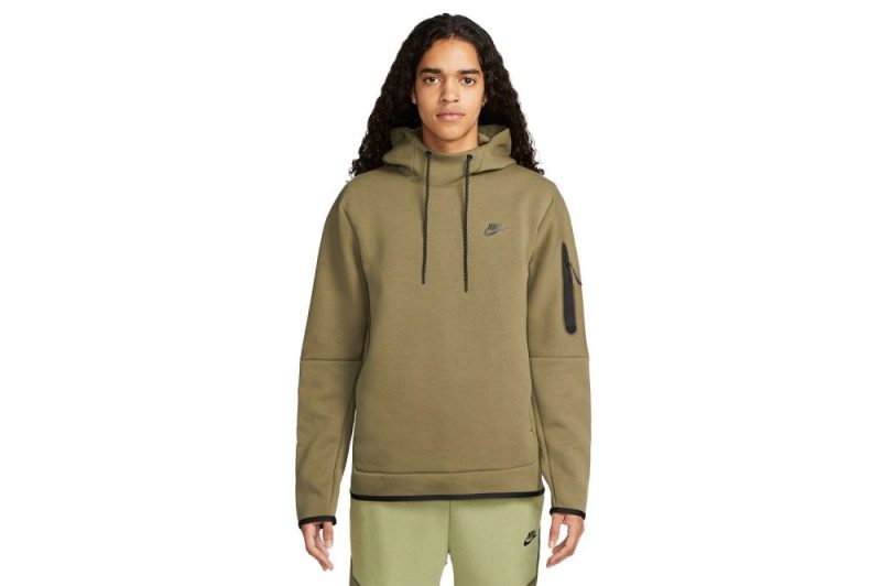 nike tech fleece pullover hoodie gruen dd5174 222 01