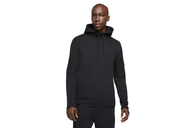 nike tech fleece pullover hoodie schwarz dd5174 010 01