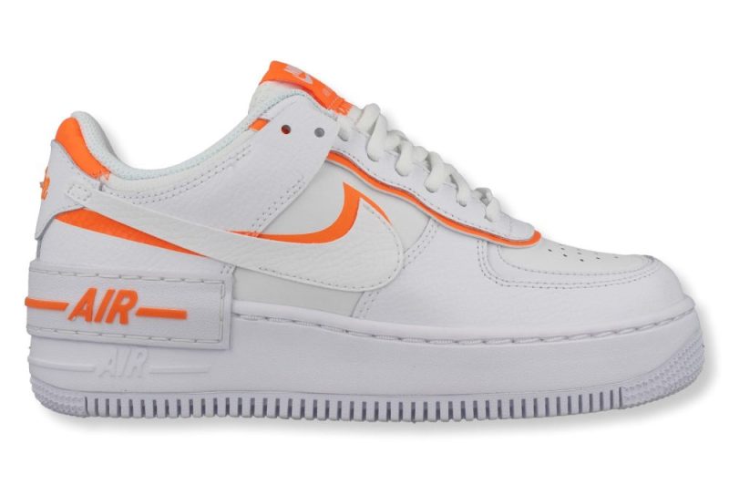 nike w air force 1 shadow weiss orange ci0919 103